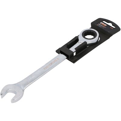 Klucz płasko-oczkowy z grzechotką 24 mm FASTER TOOLS