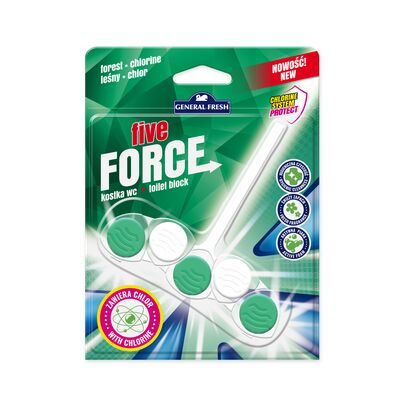 Kostka WC Five Force 50 g chlor las General Fresh