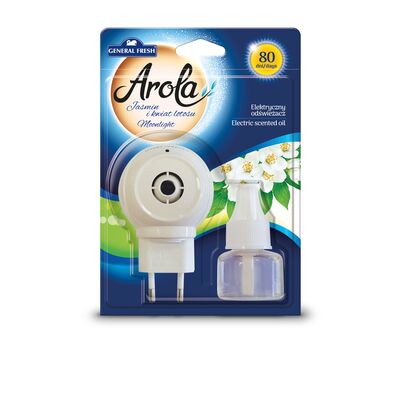 Elektryczny odświeżacz powietrza Arola - Electric Scented Oil 25 ml jaśmin i kwiat lotosu General Fresh