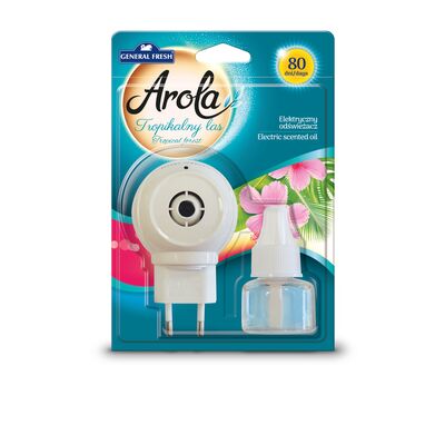 Elektryczny odświeżacz powietrza Arola - Electric Scented Oil 25 ml tropikalny las General Fresh