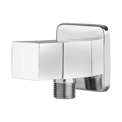 Zawór kątowy ZKCH kwadratowy 1/2" x 1/2" chrom Loge