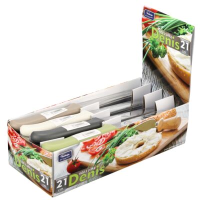 Nóż z piłką 21 cm DENIS mix kolorów