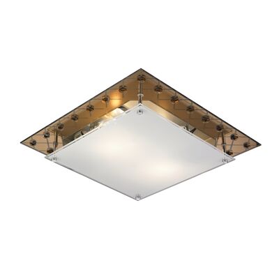 Plafon Elza 2 x E27 60W bursztyn