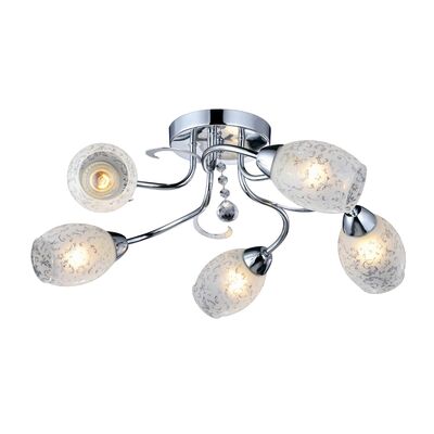 Plafon Crissy 5 x E14 60W chrom