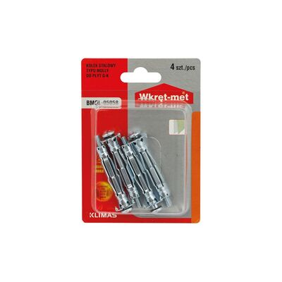 Kołek stalowy typu "molly" M5 x 58 Wkręt-met