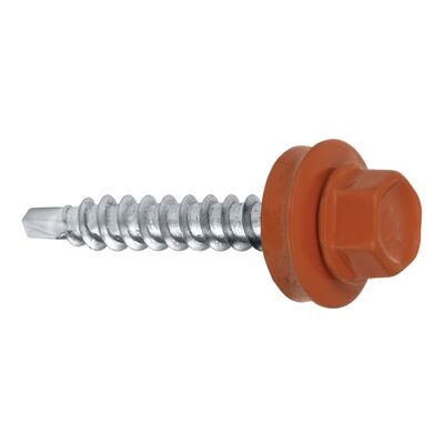 Wkręt samowiercący farmerski 4,8 x 35 RAL 8004 Wkręt-met