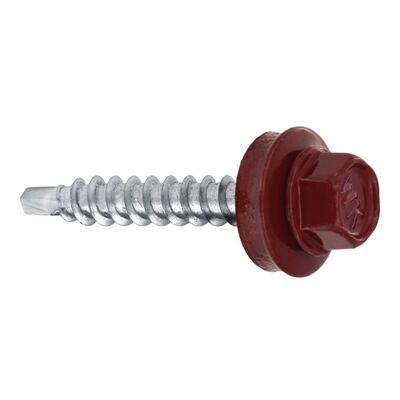 Wkręt samowiercący farmerski 4,8 x 35 RAL 3005 Wkręt-met