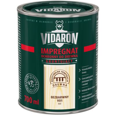 Impregnat Ochronny do drewna Gruntujący bezbarwny 0,7 l VIDARON