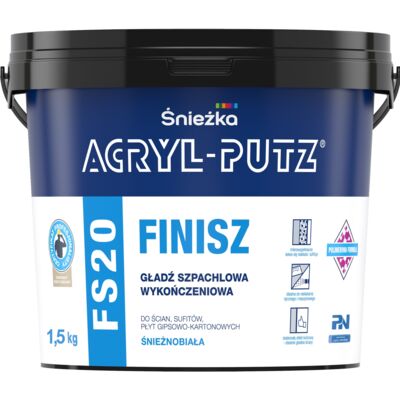 Gładź Szpachlowa wykończeniowa FS20 FINISZ 1,5 kg Acryl Putz
