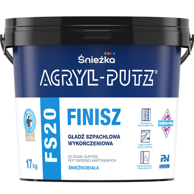 Gładź Szpachlowa wykończeniowa FS20 FINISZ 17 kg Acryl Putz