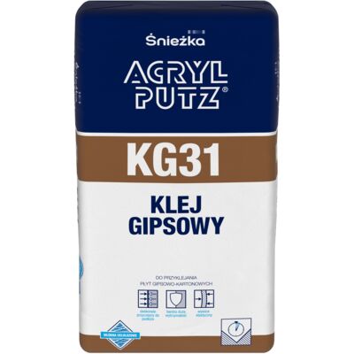 Klej Gipsowy KG31 20 kg Acryl Putz Śnieżka