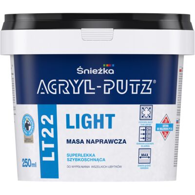 Masa Naprawcza Superlekka Szybkoschnąca LT22 LIGHT 0,25 l Acryl Putz