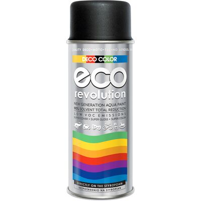 Lakier Eco Revolution Ral 9005 czarny mat 0,4 l DECO COLOR