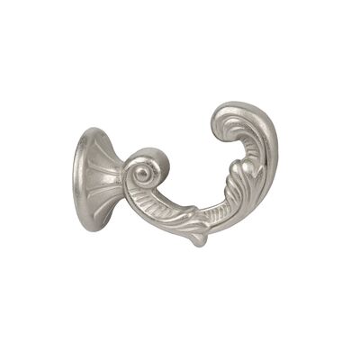 Haczyk metalowy ozdobny satyna nikiel 30 mm Bojanek