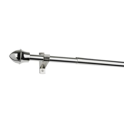 Karnisz do zazdrostek 135-225 cm nikiel Bojanek