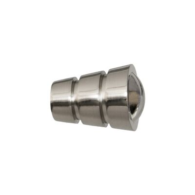 Zakończenie kolor efekt stali nierdzewnej FEDORA 19 mm Bojanek