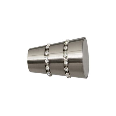 Zakończenie kolor efekt stali nierdzewnej JONKER 19 mm Bojanek