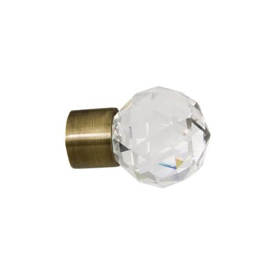Zakończenie mosiądz antyczny GLOBE 19 mm Bojanek