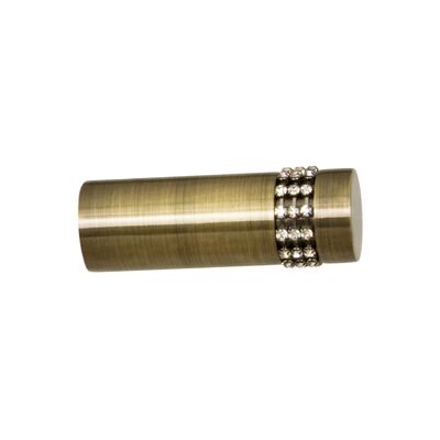 Zakończenie mosiądz antyczny KARBONADO 19 mm Bojanek