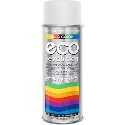 Lakier Eco Revolution Ral 9010 biały mat 0,4 l DECO COLOR