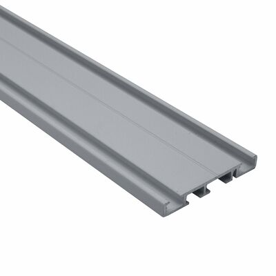 Szyna aluminiowa 2-torowa szara 150 cm