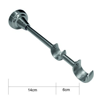 Wspornik podwójny 25/19 mm Barok nikiel