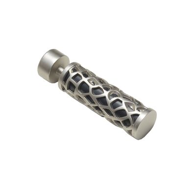 Zakończenie Carmen 19 mm do karnisza Renesans nikiel