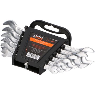 Klucze płaskie satyna 6 szt. FASTER TOOLS