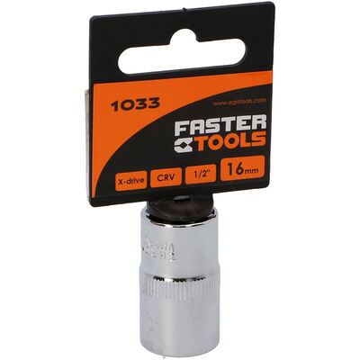 Nasadka sześciokątna 1/2” 16 mm FASTER TOOLS