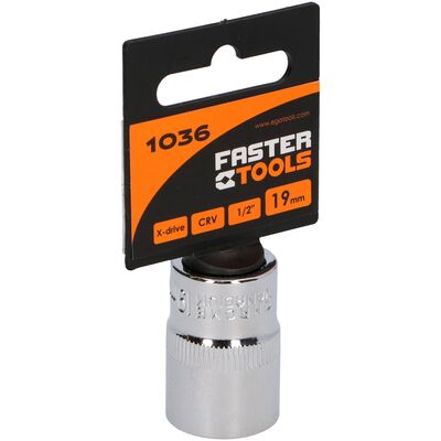 Nasadka sześciokątna 1/2” 19 mm FASTER TOOLS