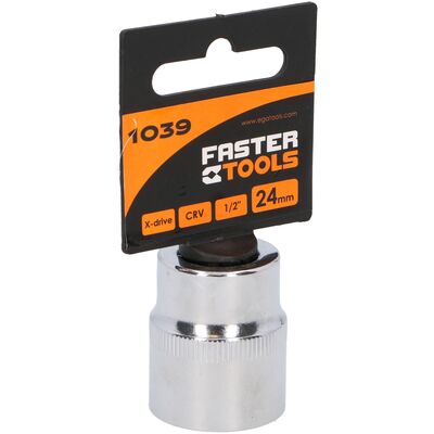 Nasadka sześciokątna 1/2” 24 mm FASTER TOOLS