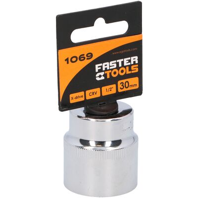 Nasadka sześciokątna 1/2” 30 mm FASTER TOOLS