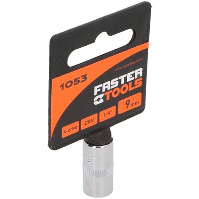 Nasadka sześciokątna 1/4” 9 mm FASTER TOOLS