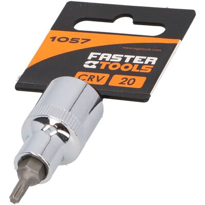 Nasadka TORX z trzpieniem 1/2” T20 FASTER TOOLS
