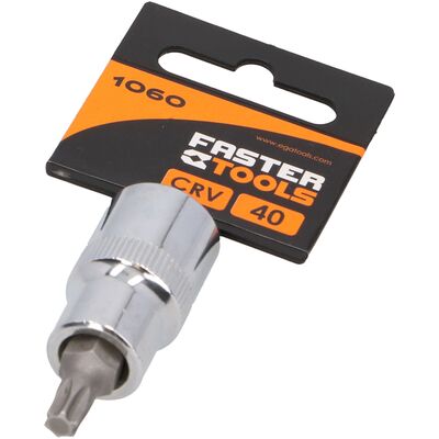 Nasadka TORX z trzpieniem 1/2” T40 FASTER TOOLS