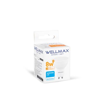 Halogen ledowy Wellmax Samsung GU10 8W barwa ciepła