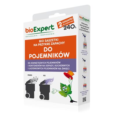 Bio Saszetki na przykre zapachy do pojemników 2 szt. bioExpert