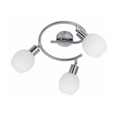 Lampa spirala Cortez 3 x E14, 40 W nikiel mat