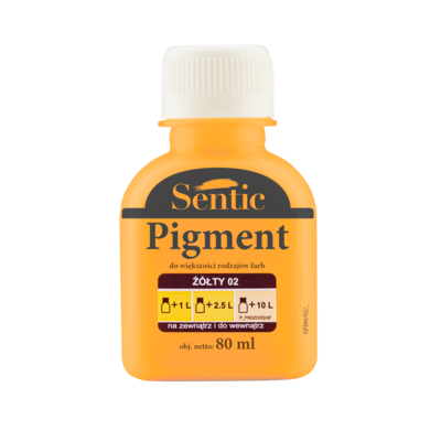 Pigment do farb 80 ml żółty D02 Sentic