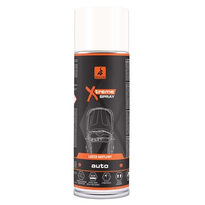 Lakier akrylowy Auto w aerozolu 500 ml biały połysk DRAGON