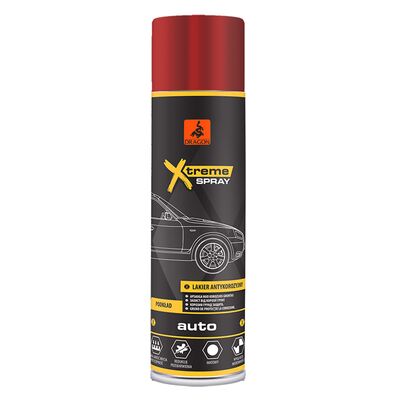 Lakier antykorozyjny Auto podkład w aerozolu 500 ml czerwony DRAGON