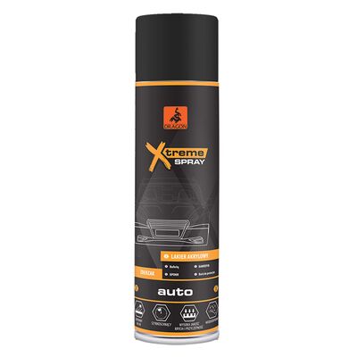 Lakier akrylowy Auto - Zderzak w aerozolu 500 ml czarny DRAGON