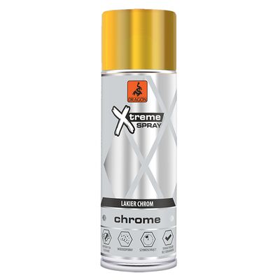 Lakier Chrom w aerozolu 400 ml złoty DRAGON
