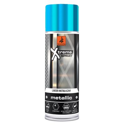Lakier metaliczny w aerozolu 400 ml niebieski DRAGON