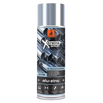 Emalia antykorozyjna Alu - Cynk w aerozolu 400 ml DRAGON
