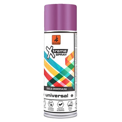 Emalia uniwersalna w aerozolu 400 ml liliowy RAL 4005 DRAGON