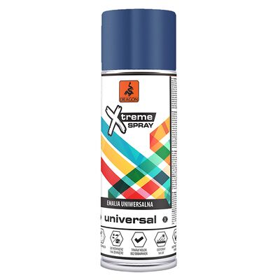 Emalia uniwersalna w aerozolu 400 ml granatowy RAL 5002 DRAGON