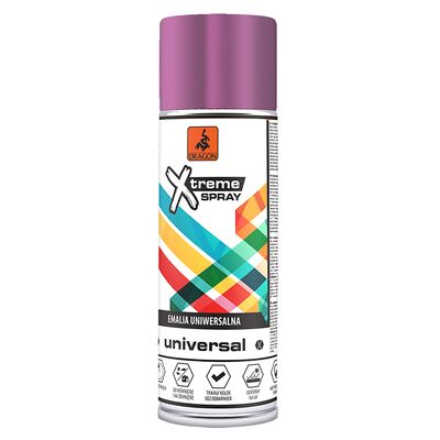 Emalia uniwersalna w aerozolu 400 ml fioletowy jasny RAL 4003 DRAGON