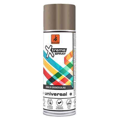 Emalia uniwersalna w aerozolu 400 ml orzechowy RAL 8011 DRAGON