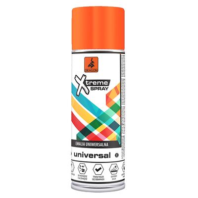 Emalia uniwersalna w aerozolu 400 ml pomarańczowy RAL 2004 DRAGON